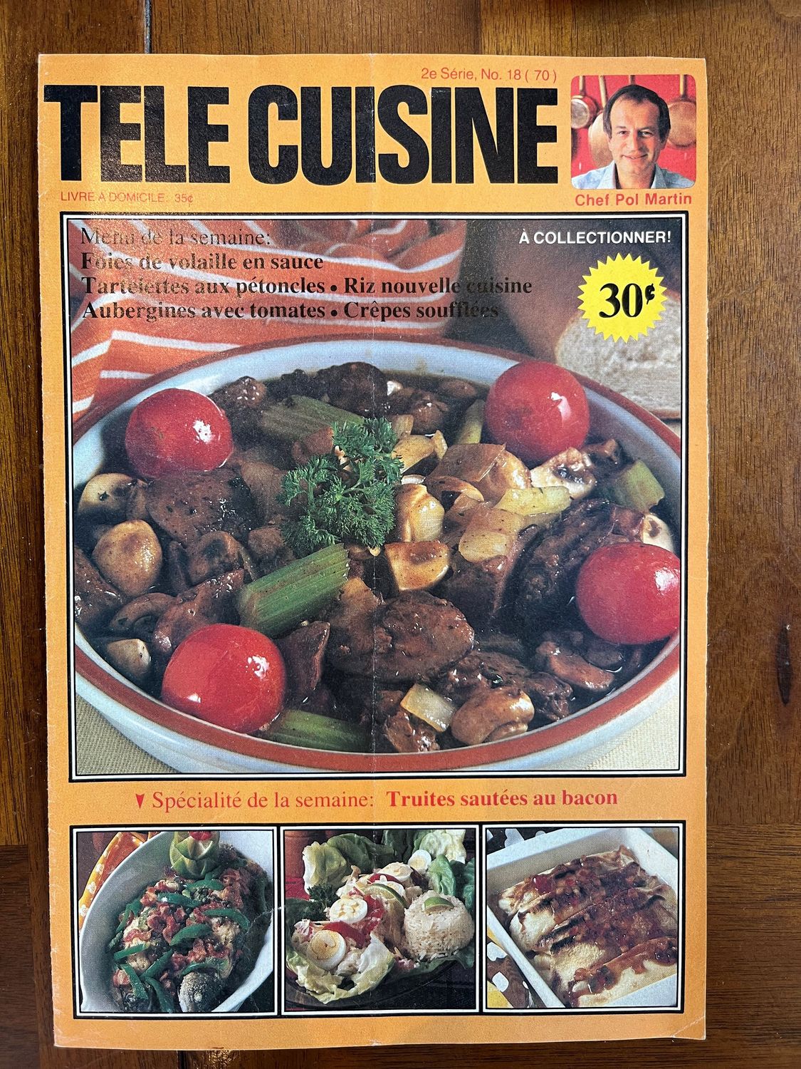 Livre d&#39;occasion - Télé Cuisine - 2e série N.18