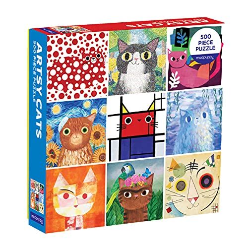 Casse-tête Artsy Cats 500PC Family Puzzle - Angie Rozelaar