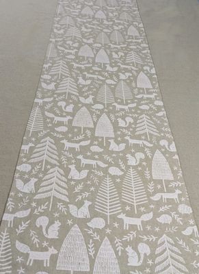 Chemin de table - Nature de noël - Sac en vrac