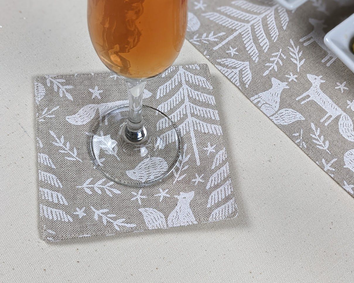 Sous-verres (4) - Nature de noël  - Sac en vrac