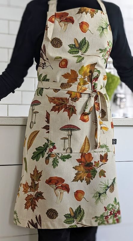 Tablier de cuisine motif feuilles d&#39;automne - Sac en vrac