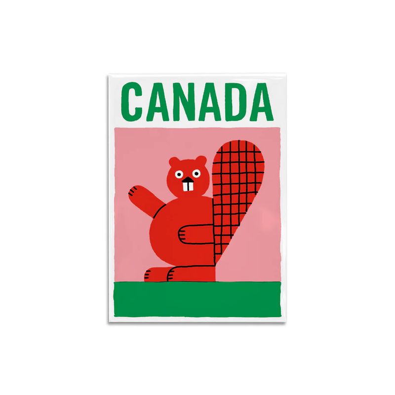 Aimant CASTOR CANADA - Benoit Tardiff - Paperole