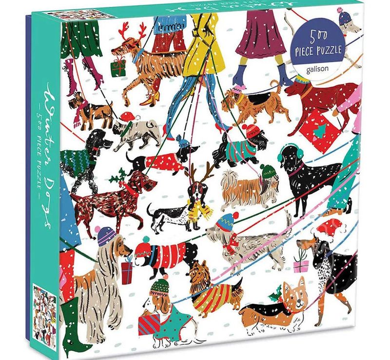 Casse-tête 500 morceaux - Winter Dogs