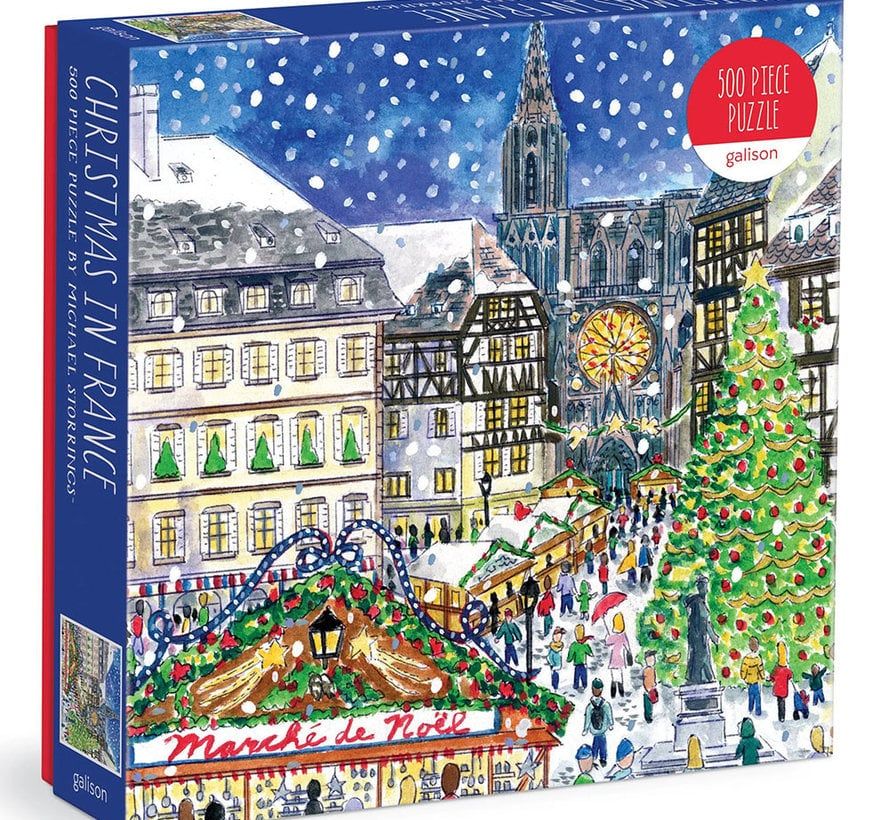 Casse-tête 500 morceaux - Christmas in France - Galison