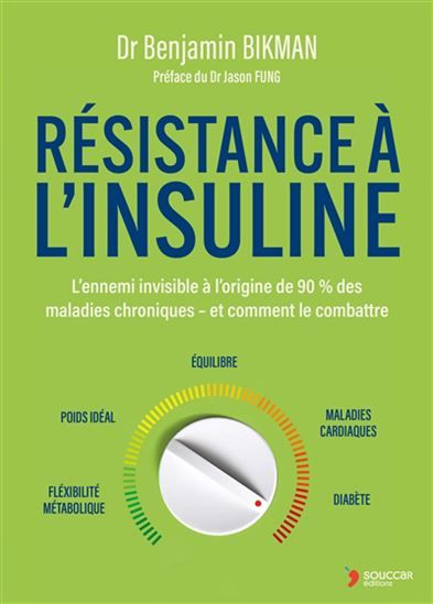 Résistance à l&#39;insuline - Bikman, Benjamin  - À PARAITRE EN FÉVRIER 2025