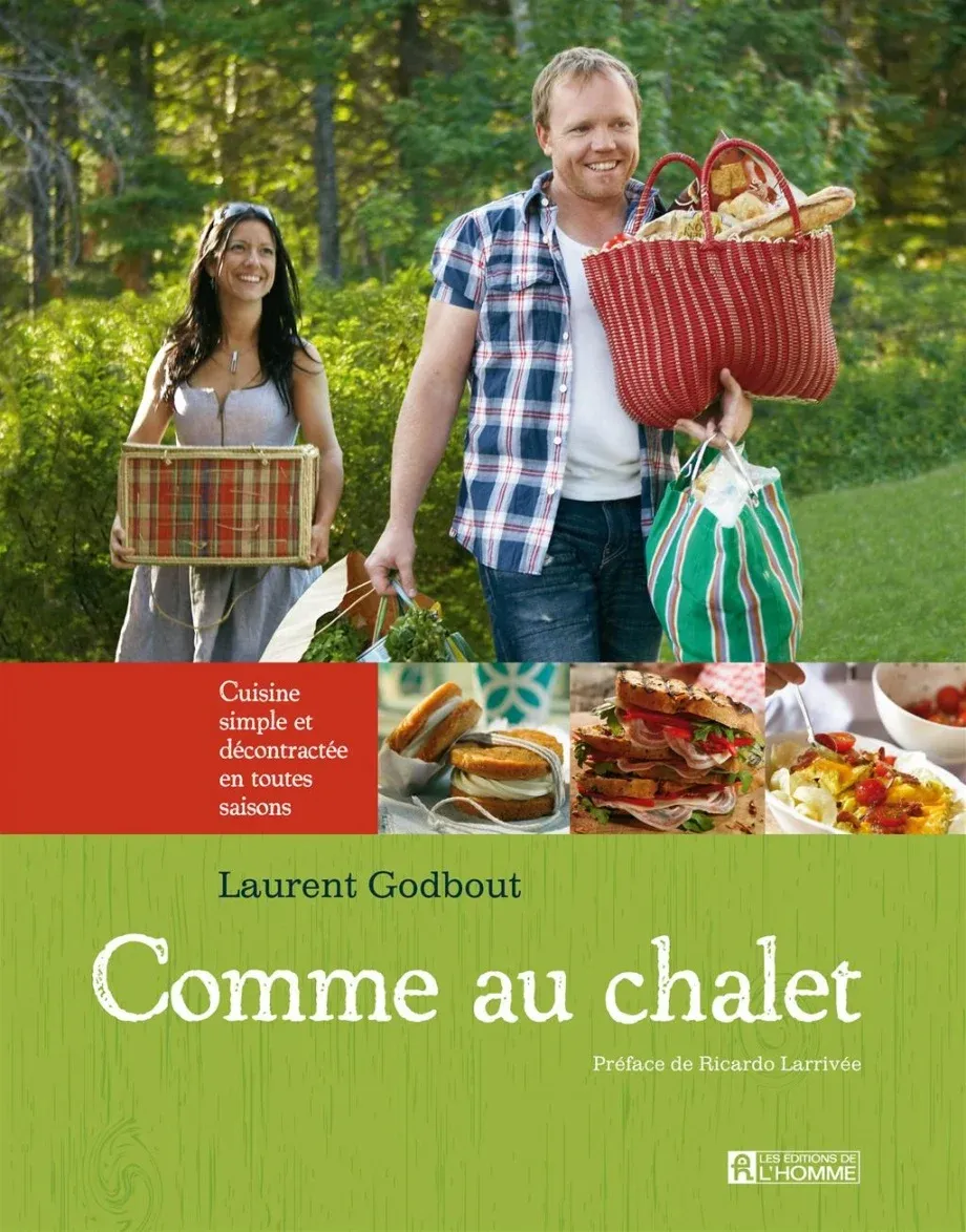Livre de d&#39;occasion - Comme au chalet - Laurent Godbout