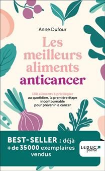 Les meilleurs aliments anticancer : 150 aliments à privilégier au quotidien, la première étape incontournable pour prévenir le cancer / Anne Dufour