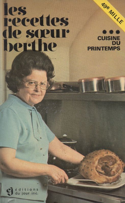 Livre d&#39;occasion - Les recettes de soeur Berthe: Cuisine du printemps