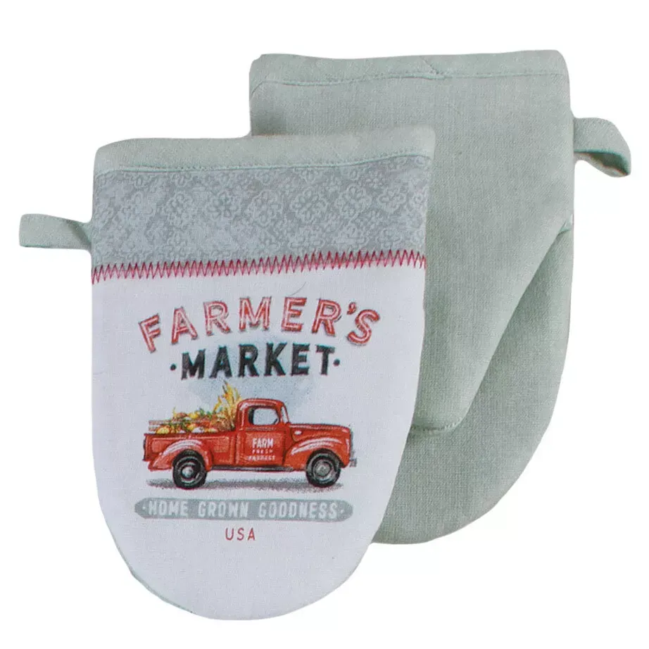 Gant de four &quot;Farmer&#39;s Market Tractor&quot; - Kay Dee Designs