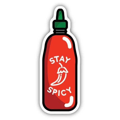Autocollant Stay spicy - Shadowbox