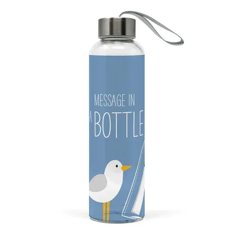 Bouteille d&#39;eau en verre Message - Paperproducts Design
