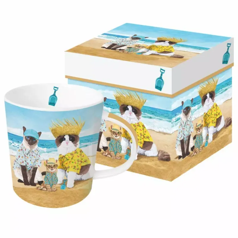 Tasse - Chats plage - ppd