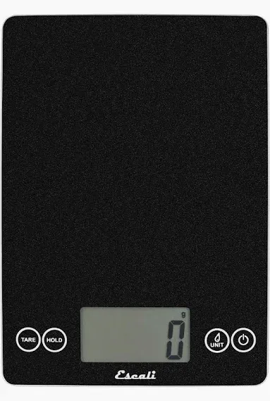 Balance digitale en verre 15Lb -7Kg - Noir obsidienne - Escali