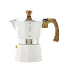 Cafetière italienne blanche - Modèle Milano - 3 tasses - Grosche