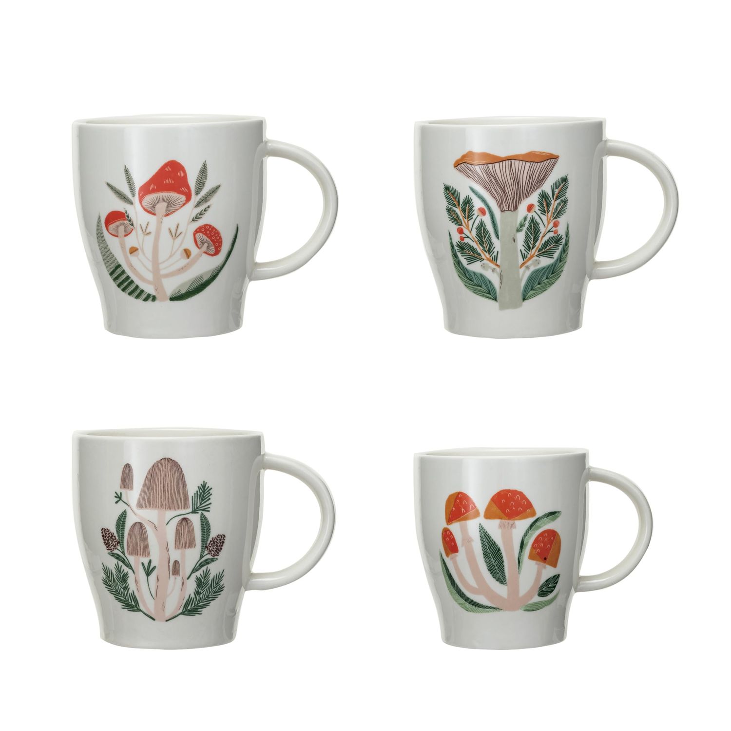 Tasse Champignons  divers - Creative Coop