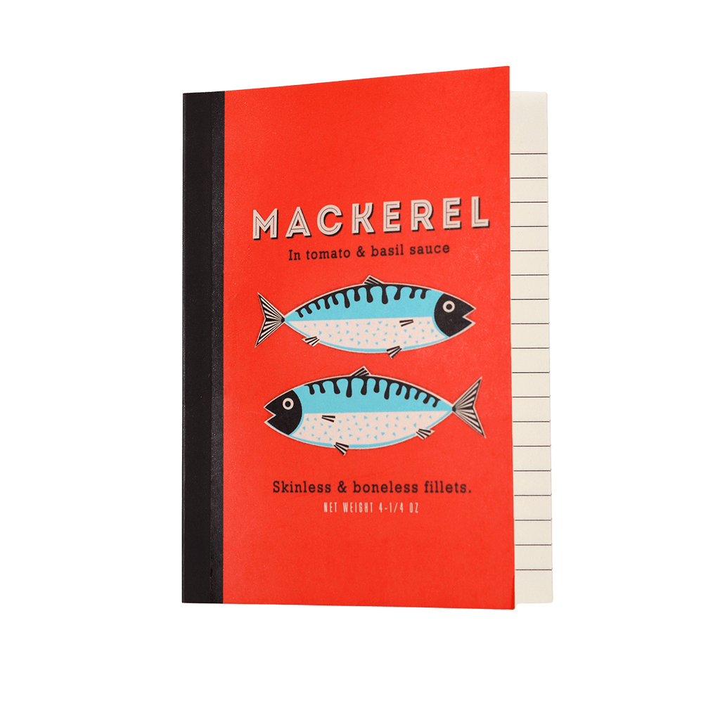 Cahier de note rouge - Mackerel - Rex London