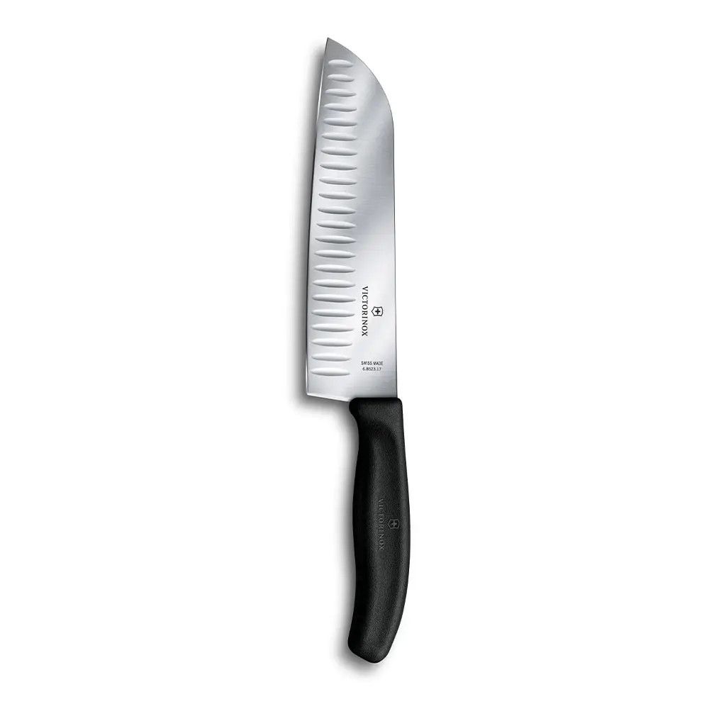 COUTEAU SANTOKU 17CM 7 GRANTON BLACK - Victorinox