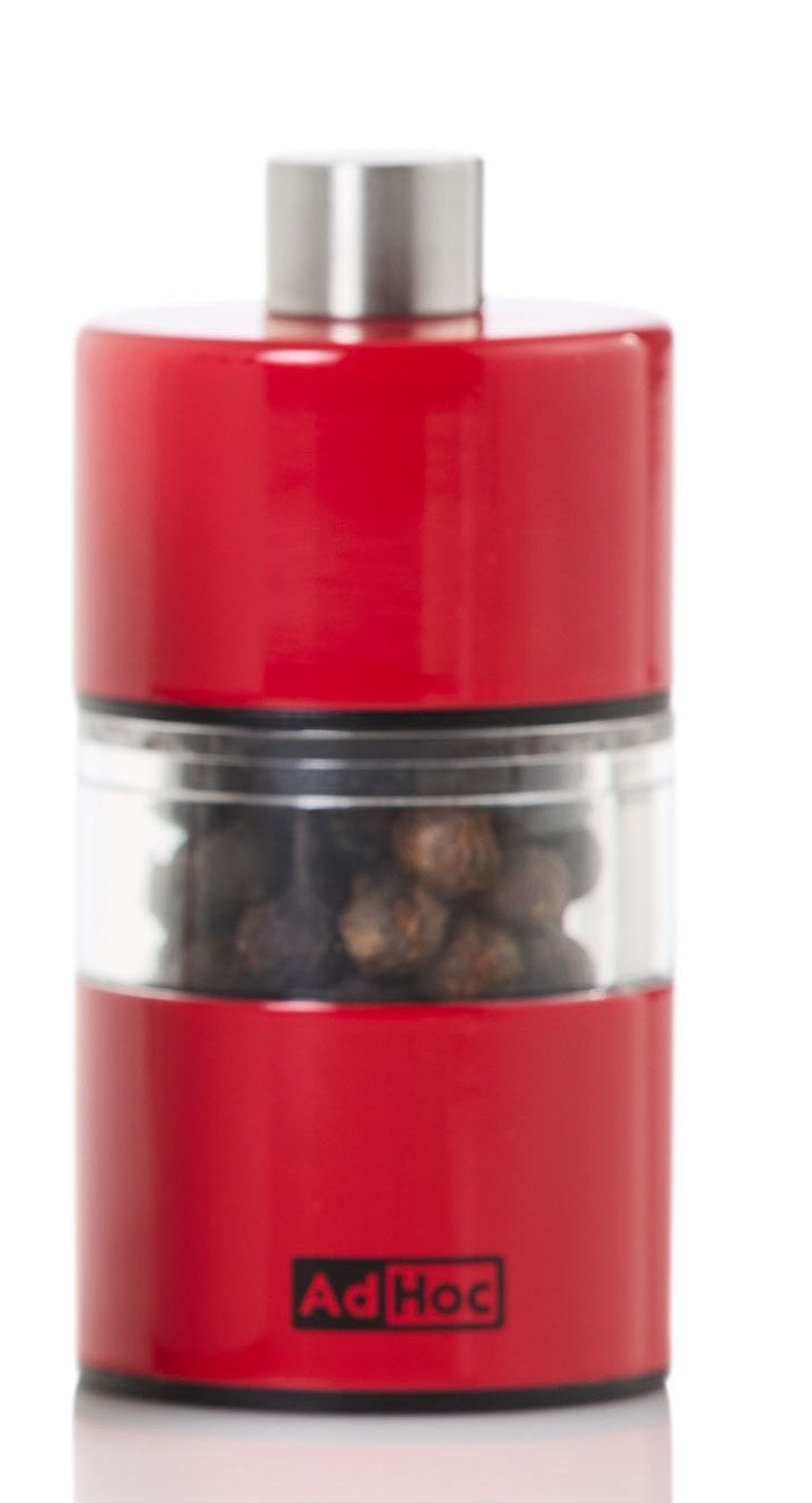 Mini moulin à poivre ou sel rouge - AdHoc