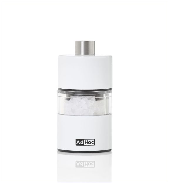 Mini moulin à poivre ou sel blanc - AdHoc