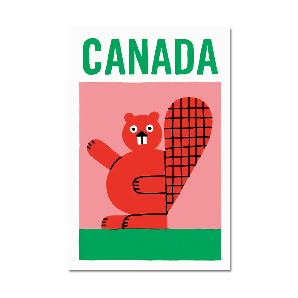 Carte postale CASTOR CANADA - Benoit Tardiff - Paperole