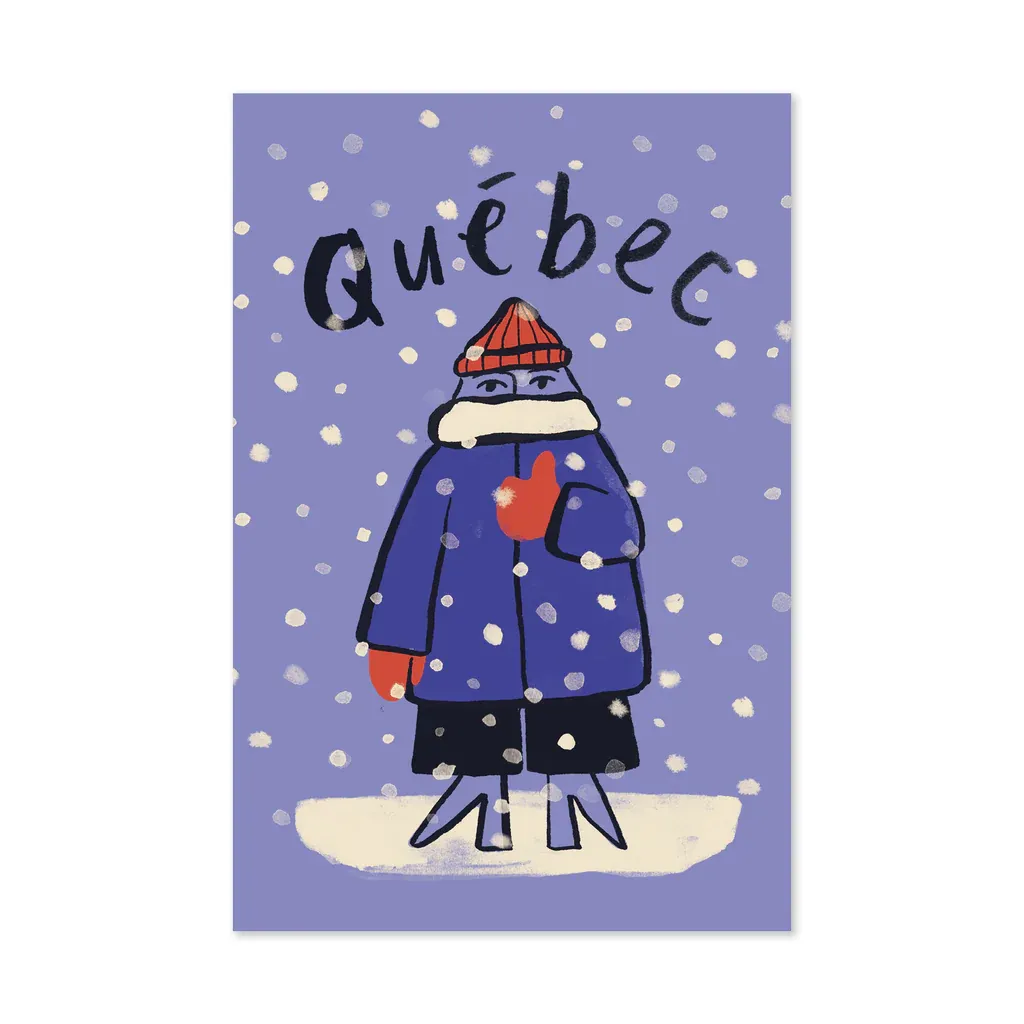 Carte postale Québec - Paperole