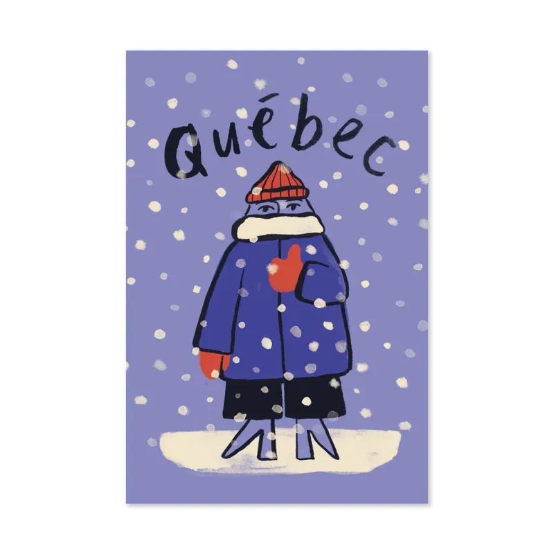 Carte postale Québec - Paperole