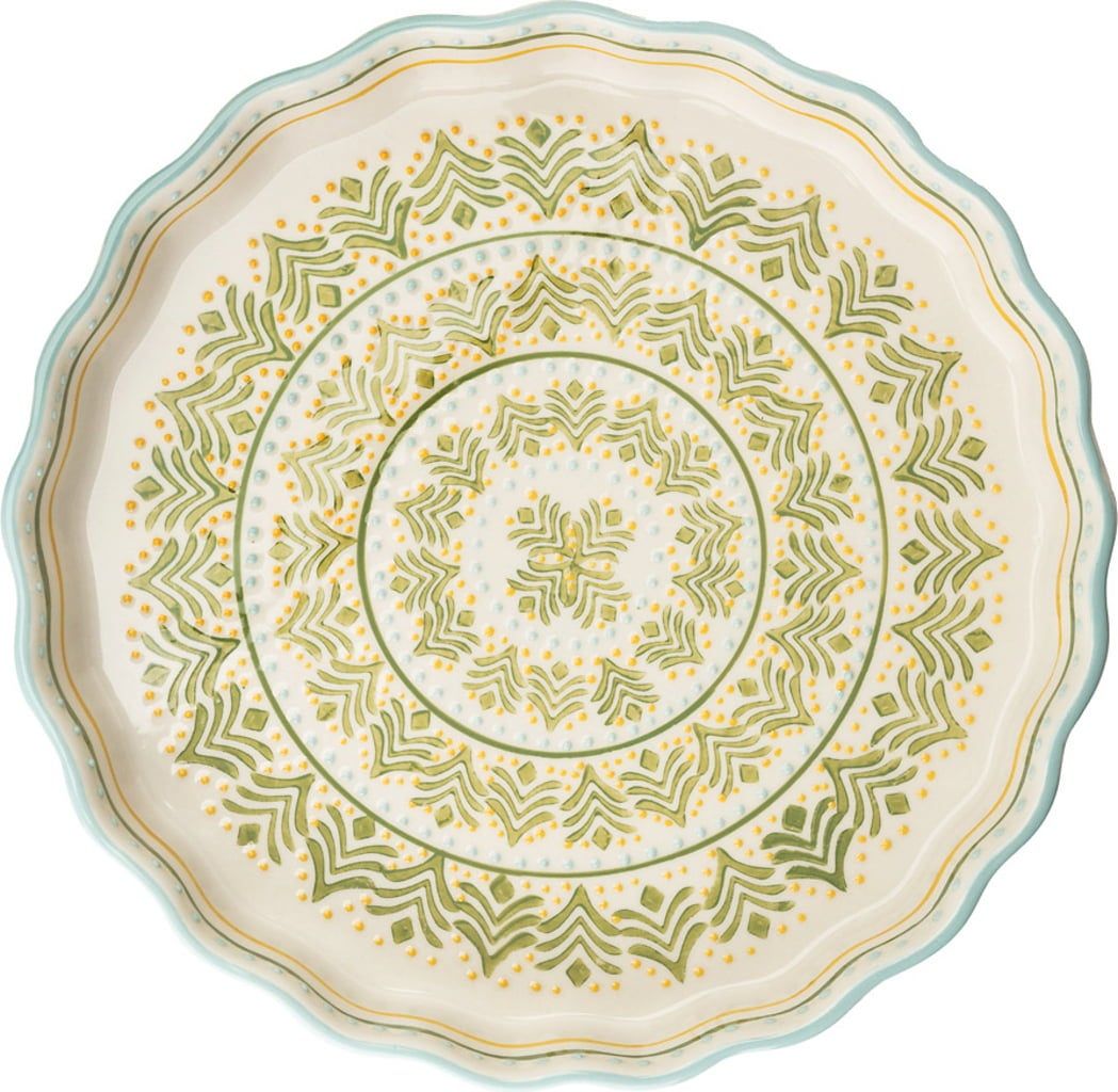Plat à tarte retro motif pins 27 cm - Tranquillo