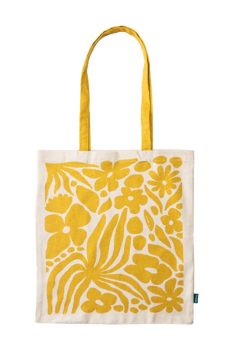Sac de magasinage style Tote - Motif fleur abstraite - Tranquillo