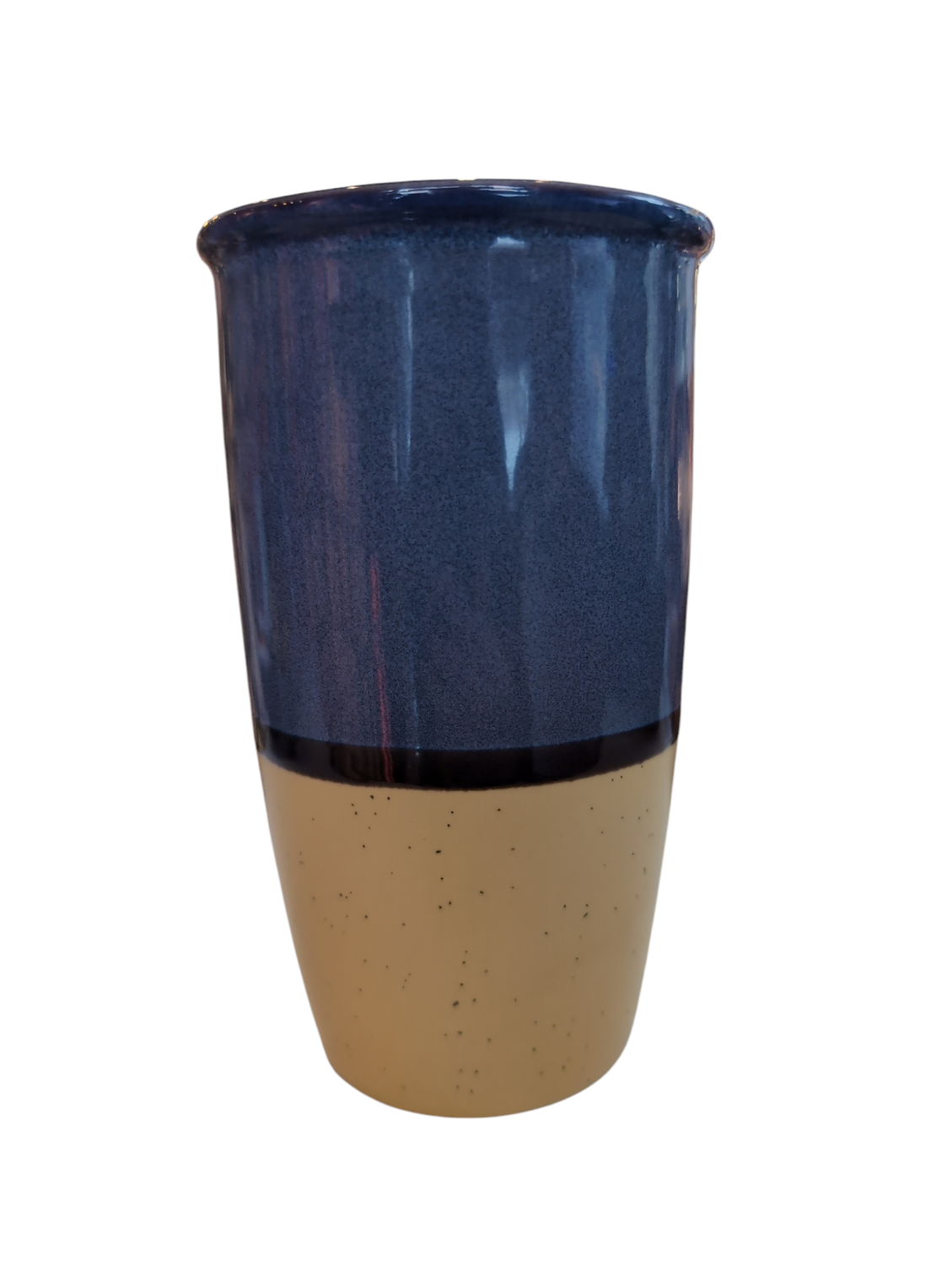 Tasse à emporter Becher bleu foncé et jaune - Tranquillo