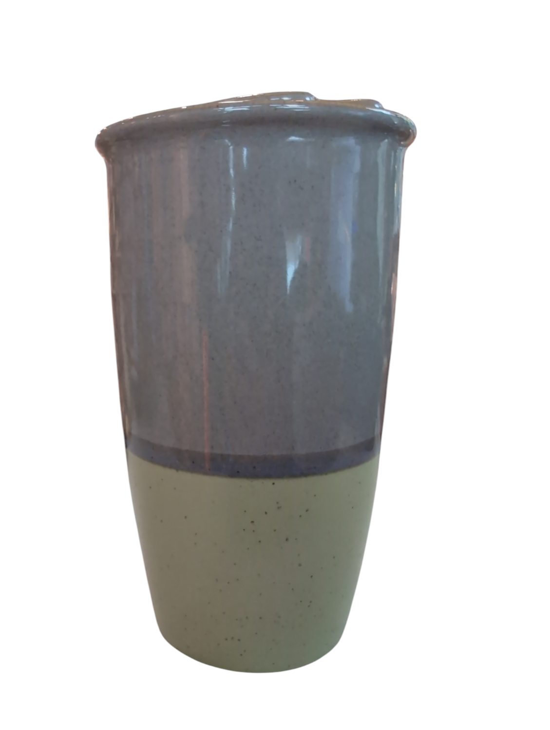 Tasse à emporter Becher gris et vert - Tranquillo