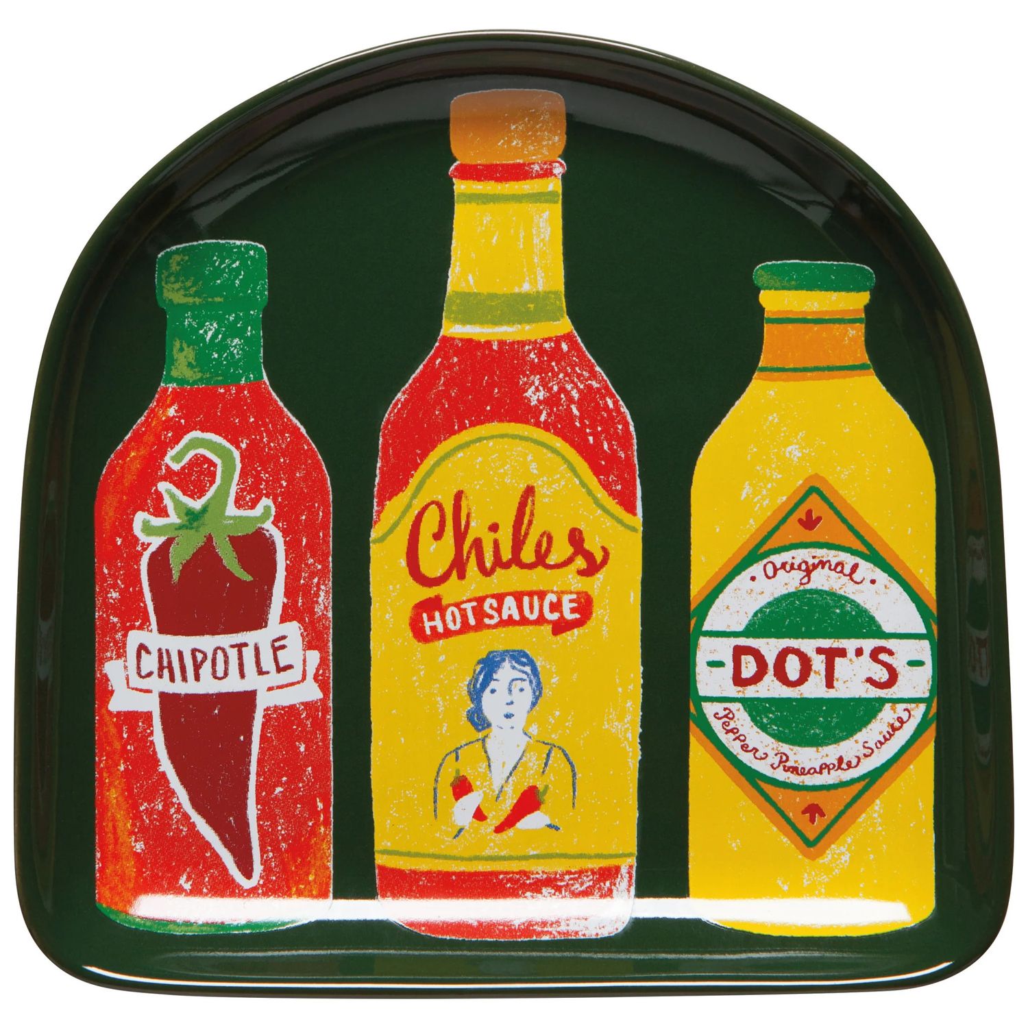 Assiette décorative - Sauces piquantes - Danica ND