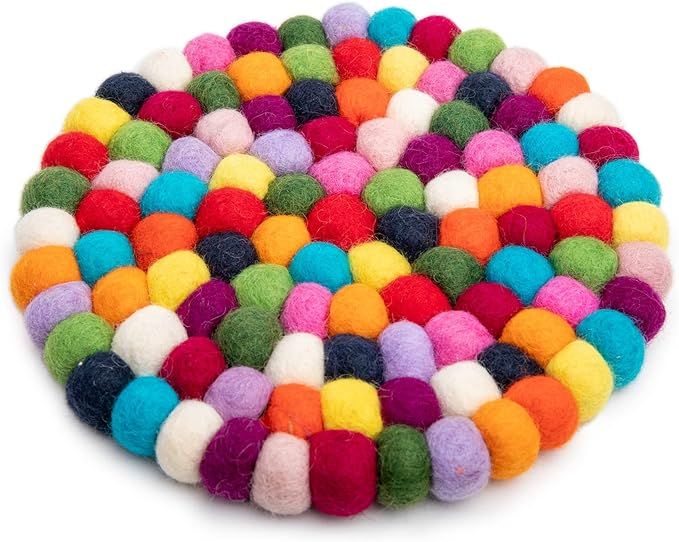 Sous-plat en laine - Multicolore - Modwool