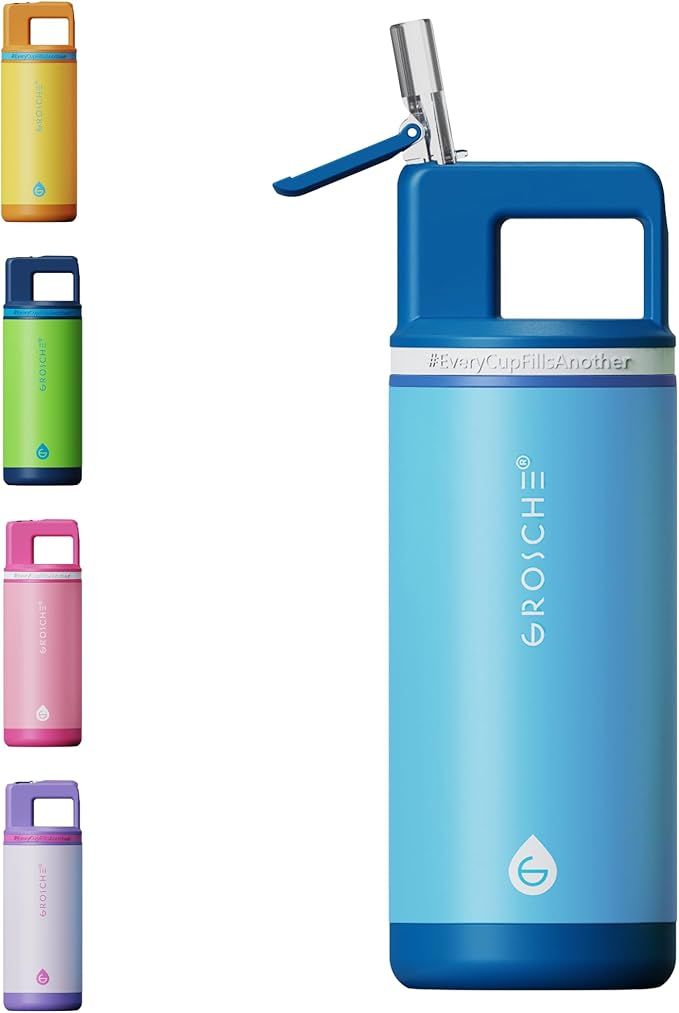 Bouteille d&#39;eau 16oz ALPINE scuba blue - Grosche