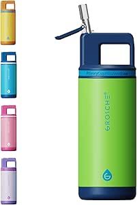Bouteille d&#39;eau 16oz ALPINE dino green - Grosche