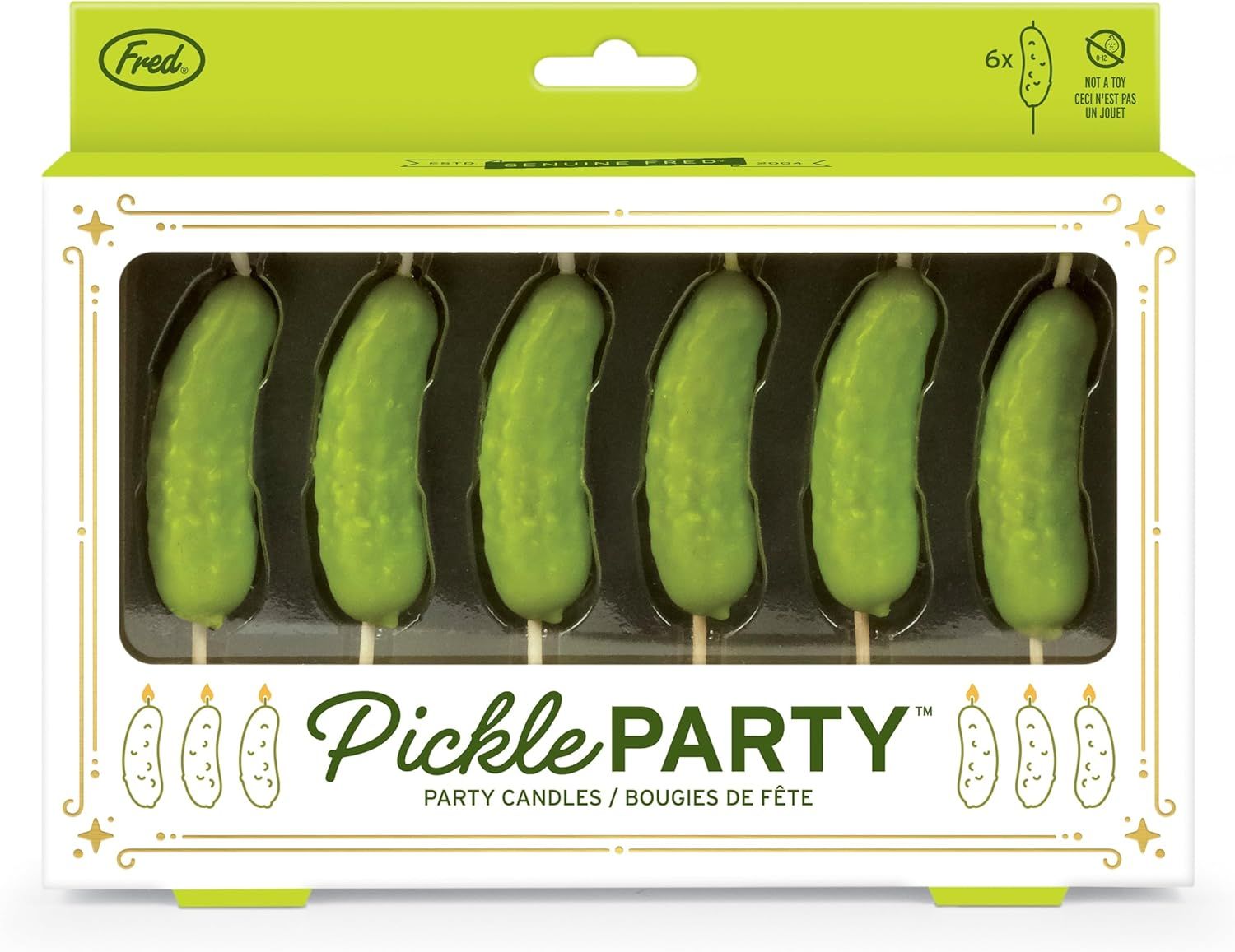 Bougies de fête - Cornichons - Fred