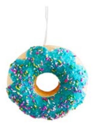 Ornement beigne bleu - Christmas forever