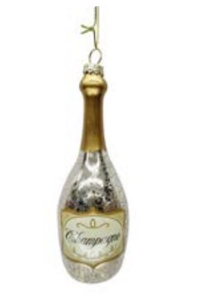 Ornement bouteille de champagne - Holland Import (Christmas forever)