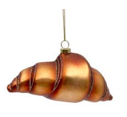 Ornement Croissant doré - Holland Import (Christmas forever)
