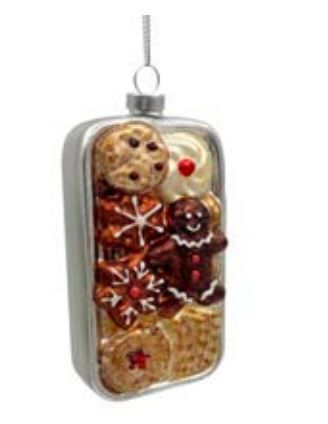 Ornement plateau de biscuits de Noël - Christmas forever