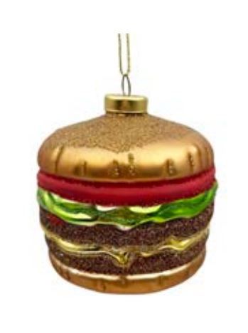 Ornement Hamburger double - Christmas forever
