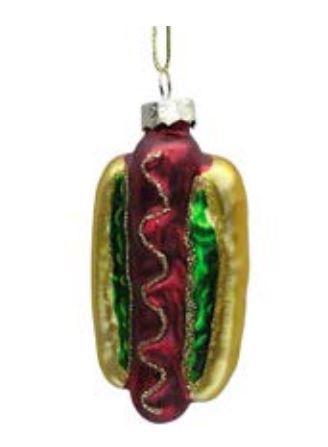 Ornement hot-dog - Christmas forever