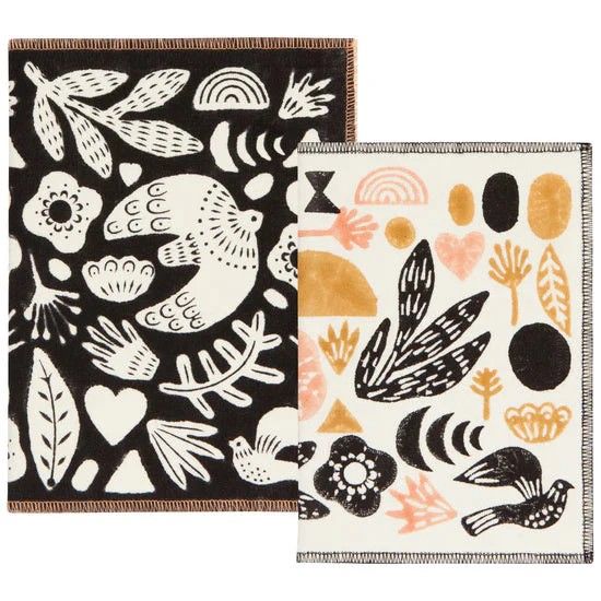 Ensemble cahiers de notes textile (paquet de 2)- Myth - Danica Studio