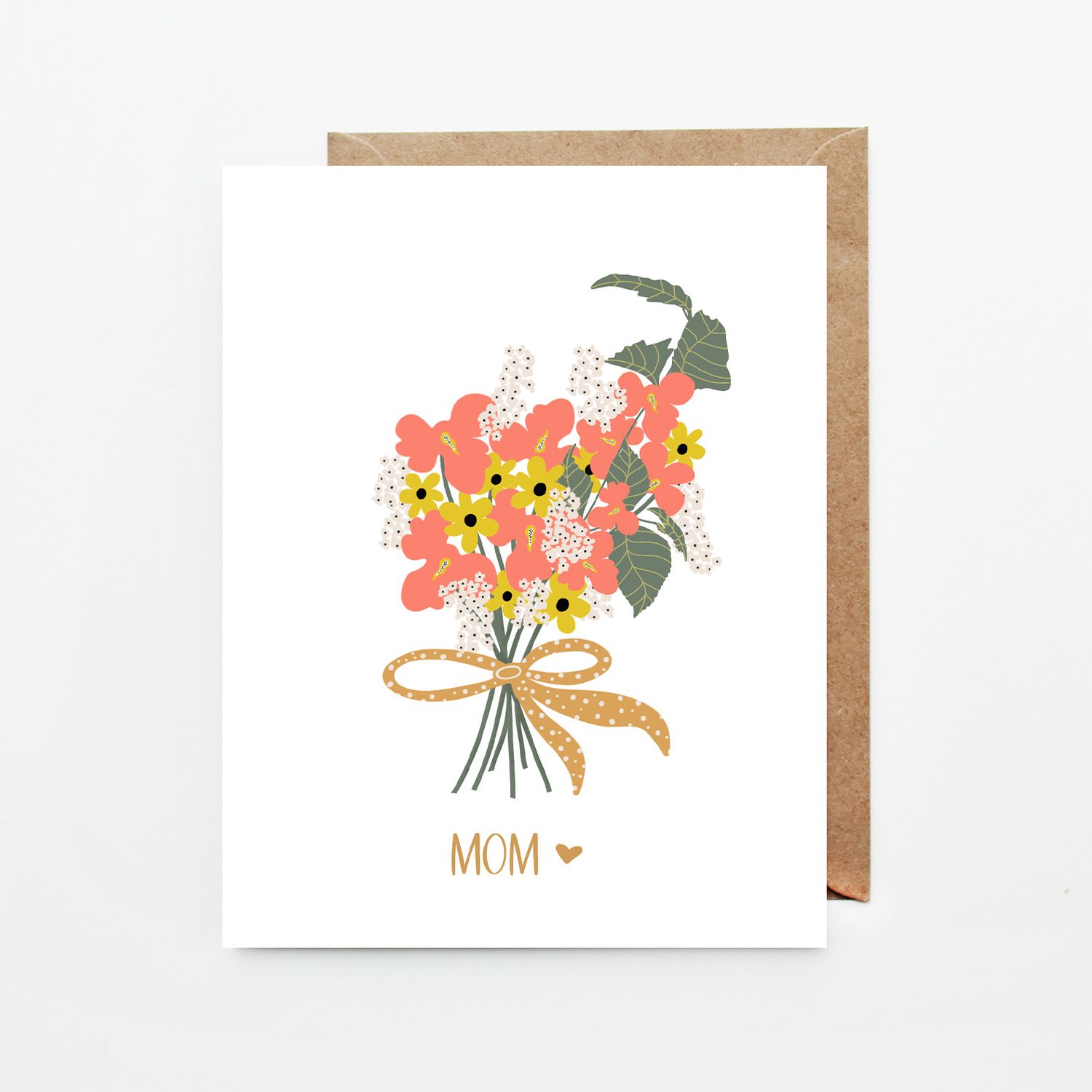 Cartes Fêtes des mères Bouquet Mom - Glenda Cast