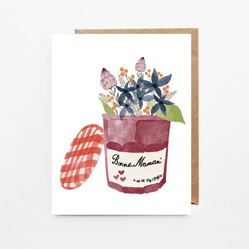 Cartes Fêtes des mères Confiture bonne maman - Glenda Cast