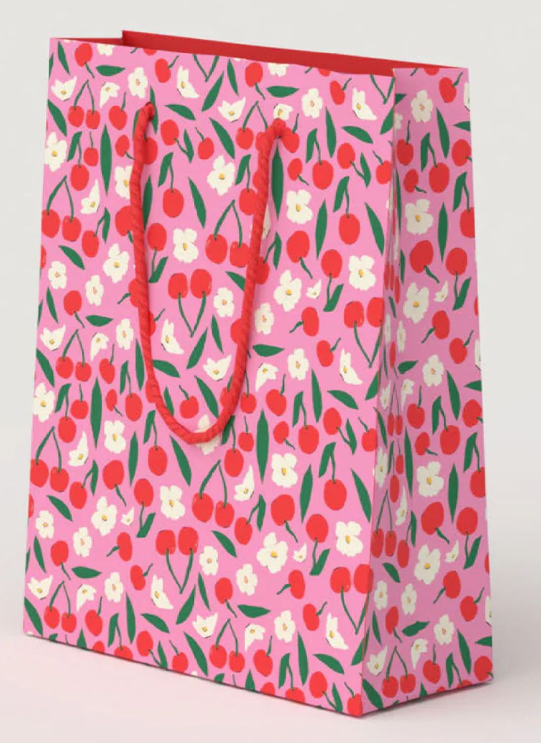 grand sac cadeau cerises - paperole
