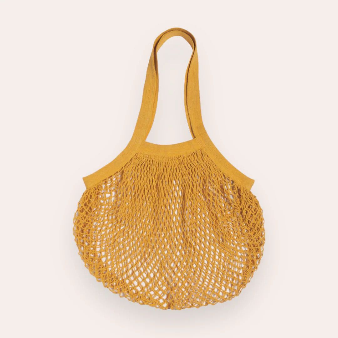 Sac en filet à provisions jaune - Danica ND