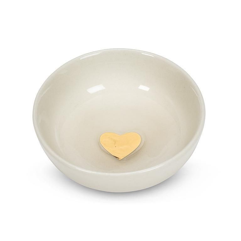 Petit bol coeur or au centre - Abbott