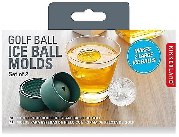 Moules pour boules de glace en forme de balles de golf (2) - Kikkerland