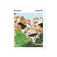 Carte postale - Montreal Habitat 67 - Jeraume - Paperole