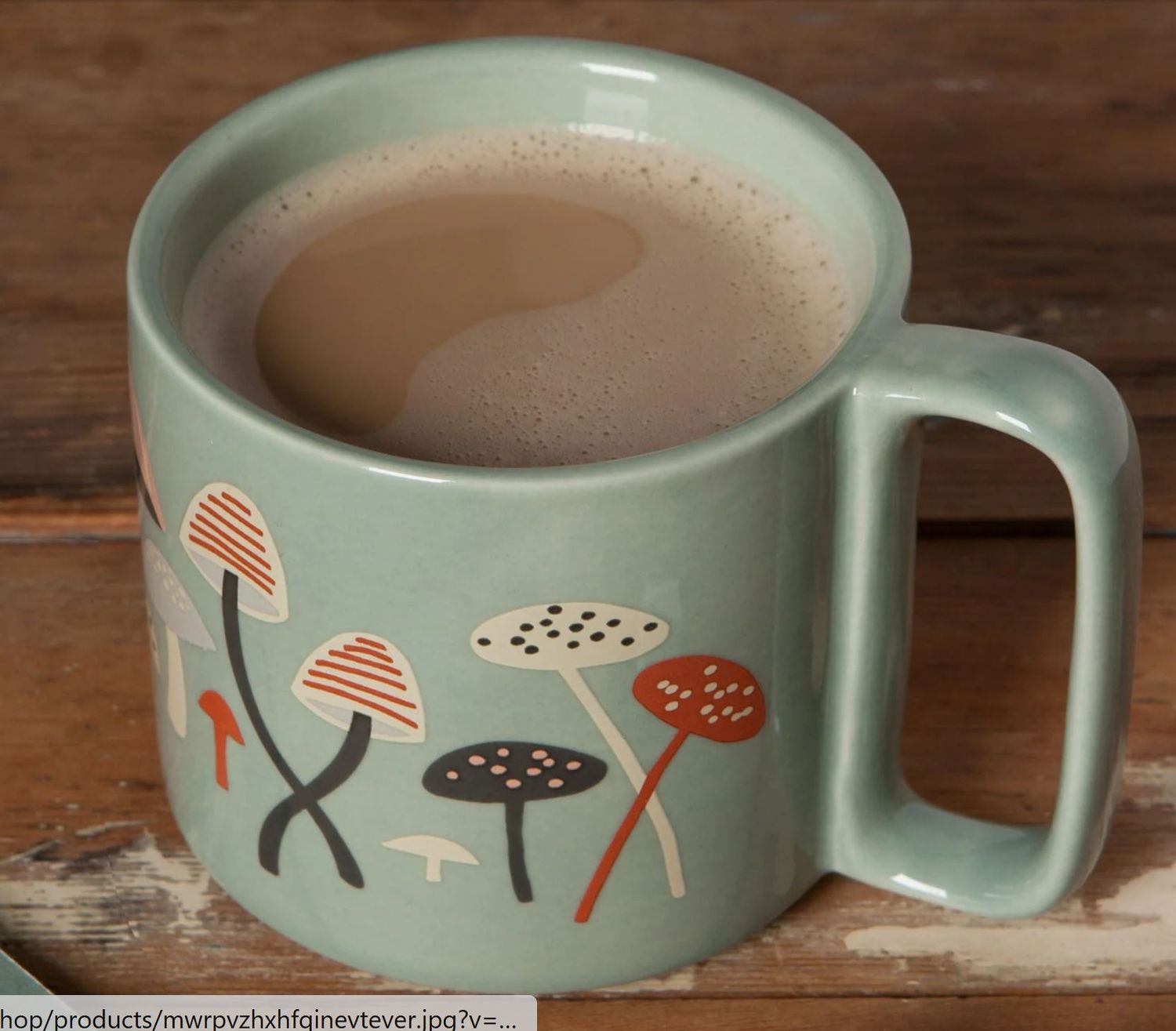 Mug champignons vert - Far and Away - Danica